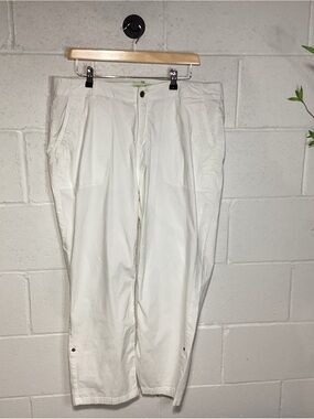 Caribbean Joe White Women’s Chino-Style Casual Pants